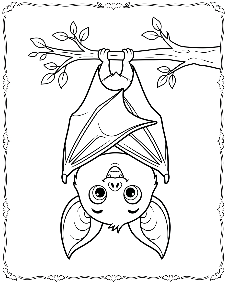 Hanging Around coloring page