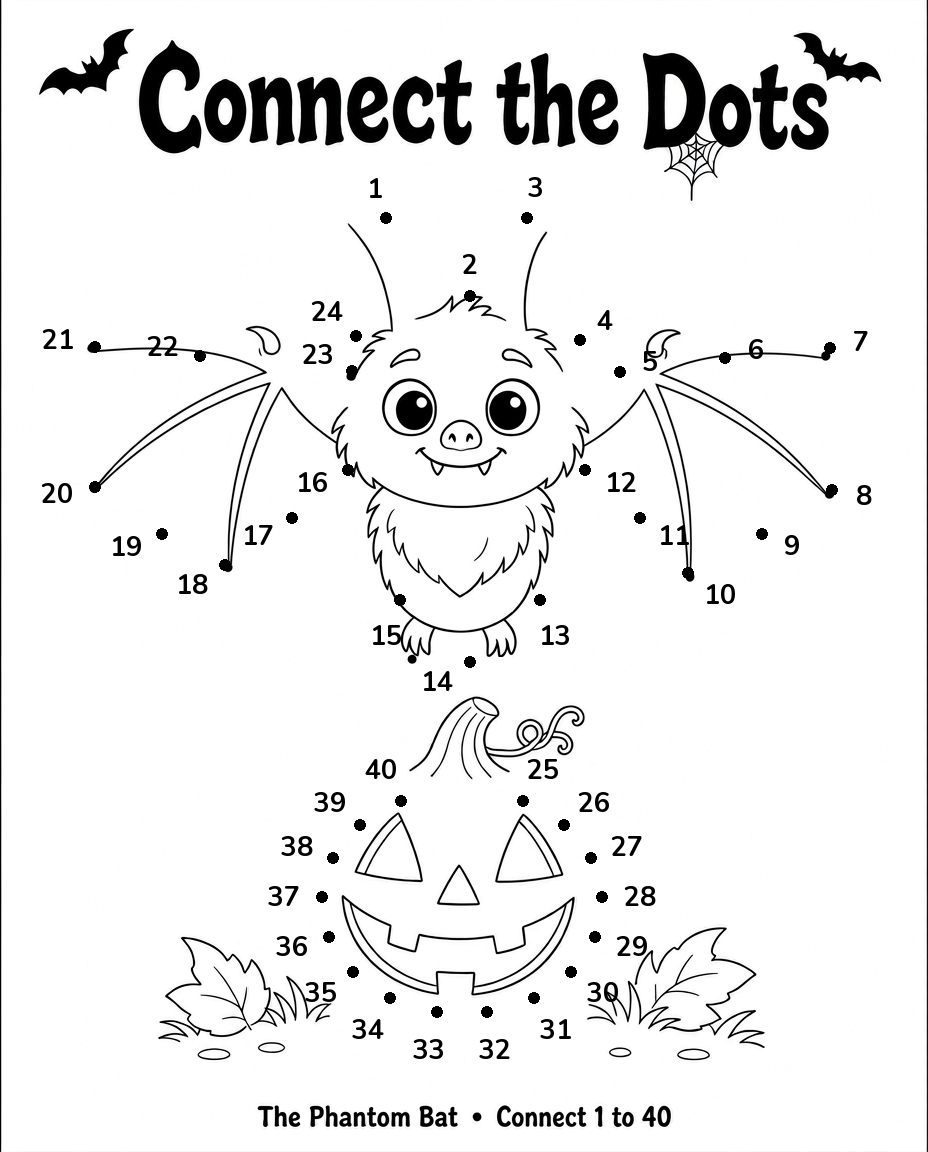 Connect the Dots printable preview
