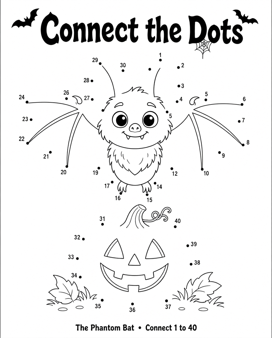 Connect the Dots printable preview
