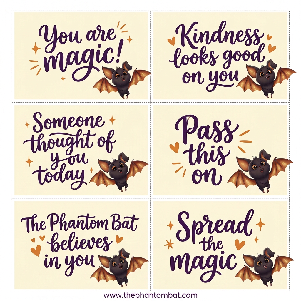 Kindness Note Cards printable